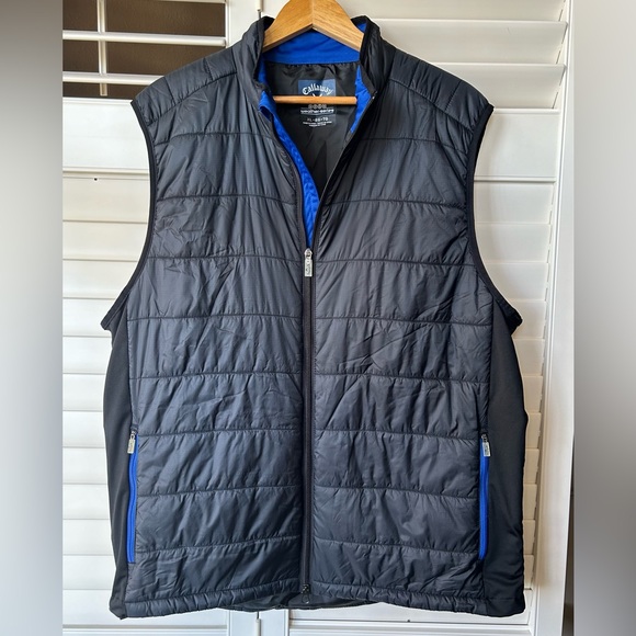 Quilted Thermal Puffer Golf Vest - Picture 2 of 9
